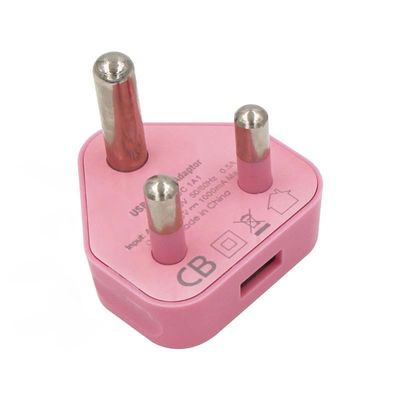 5V 2.1A 双 USB 充電器 南アフリカとインド向け 移動電源アダプタ