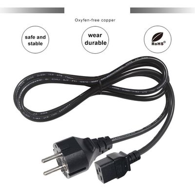 30A 240Vケーブル 1.5mm シュコ VDE 増幅器コード IECC19 女性コネクタ Pdu Ac 電源プラグ