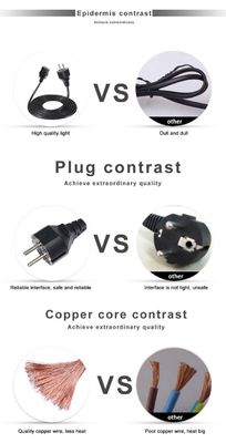 30A 240Vケーブル 1.5mm シュコ VDE 増幅器コード IECC19 女性コネクタ Pdu Ac 電源プラグ