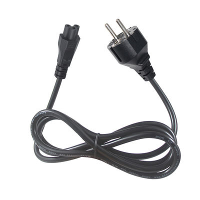 1.5M VDE CEE ユーロプラグケーブル イーコ コンピュータ EU メール シャッコ 10A 電源コード AC アダプター シャッコ C5