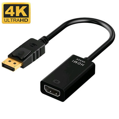 ABSコアシアル ゴールドプレート ディスプレイポート 男性 DP から HDMI ケーブル アダプタ プロジェクター