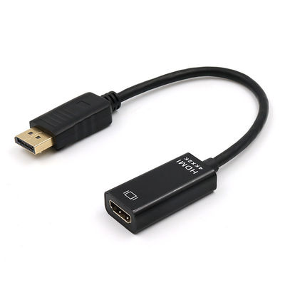 ABSコアシアル ゴールドプレート ディスプレイポート 男性 DP から HDMI ケーブル アダプタ プロジェクター