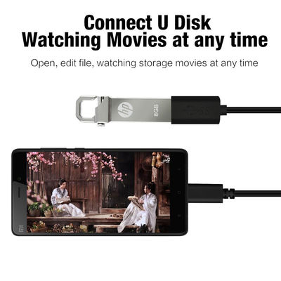 USB 3.1 Type C - USB A メス OTG ケーブルアダプター 5Gbps