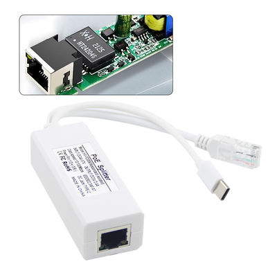USB 48V POE スプリッターから12V カメラ 802.3af USBタイプC シングルランポート 1A 1.2A
