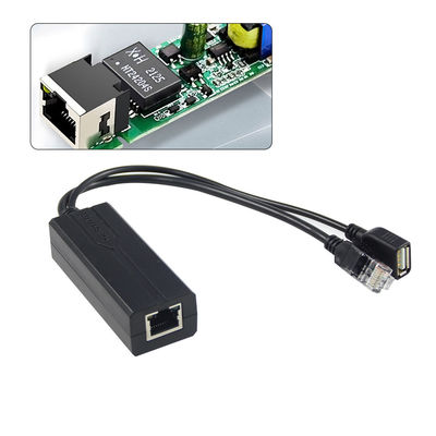 48V から 5V 2.4A PoE スプリッタ USB と RJ45 出力 IEEE 802.3af