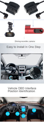9-36v カスタムカー診断ケーブル 28-24AWG DVR OBD2 16Pin to USB A 男性OBDステップアップケーブル