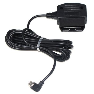 自動車 OBD 充電ケーブル 24 64Awg 5V/2A OBD2 16ピン 右角 マイクロ 5P 診断ツール