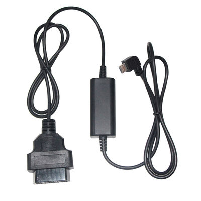 24W マイクロUSBケーブル接続器 GPS DVR カメラカメラ タブレット E-ドッグ 電話 OBD II 16ピン充電器