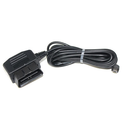 24W マイクロUSBケーブル接続器 GPS DVR カメラカメラ タブレット E-ドッグ 電話 OBD II 16ピン充電器