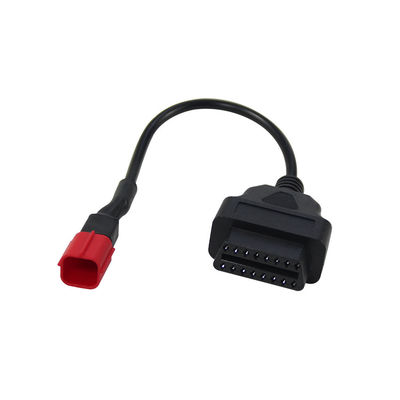 オートバイ OBD1 から OBD2 アダプターケーブル 6ピン OBD 診断ケーブル パーソナライズされた長さ