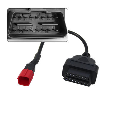オートバイ OBD1 から OBD2 アダプターケーブル 6ピン OBD 診断ケーブル パーソナライズされた長さ