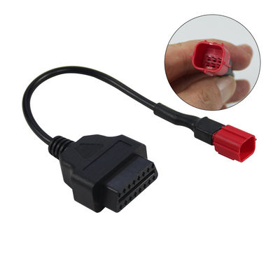 オートバイ OBD1 から OBD2 アダプターケーブル 6ピン OBD 診断ケーブル パーソナライズされた長さ