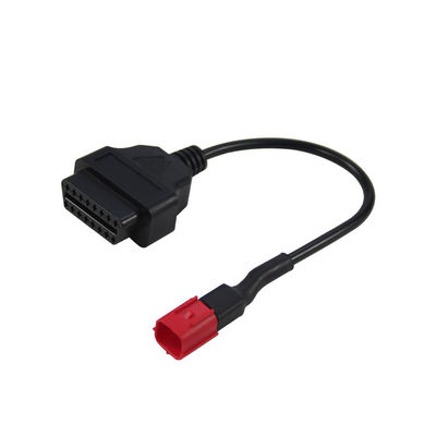 オートバイ OBD1 から OBD2 アダプターケーブル 6ピン OBD 診断ケーブル パーソナライズされた長さ