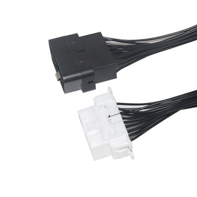 16ピンの男性から女性への延長ケーブル 自動車用自動車用OBD 2診断ツールアダプター