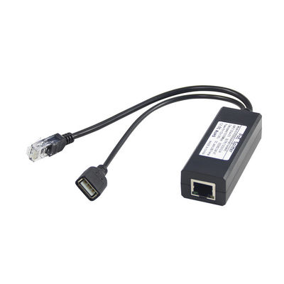 802.3af 48V から 5V 2.4A PoE スプリッタ 1Gbps スイッチ