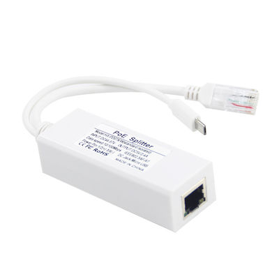 1Gbps スイッチ容量 パッシブ PoE から DC 5.5x2.1mm ジャック 12V スプリッター データ転送