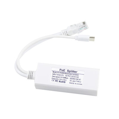 1Gbps スイッチ容量 パッシブ PoE から DC 5.5x2.1mm ジャック 12V スプリッター データ転送