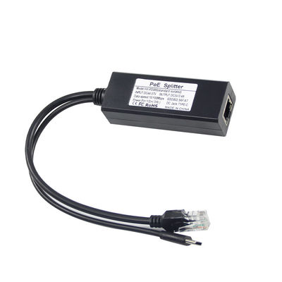 1Gbps POE スプリッタ USB-C アダプター IEEE 802.3af対応 Wi-Fi/セキュリティカメラ