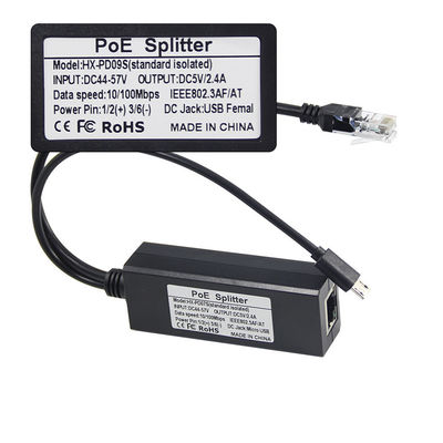 1Gbps POE スプリッタ USB-C アダプター IEEE 802.3af対応 Wi-Fi/セキュリティカメラ