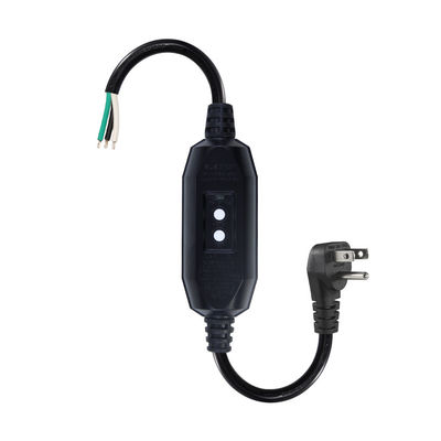 オート GFCI US 3PINプラグ NEMA 515P 男性から女性 90度折りプラグ 屋外拡張コード