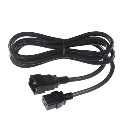 2Xc19プラグ 20A重用 Pdu 15A 250V 14 AwgからC20ケーブル電源コード