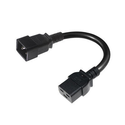 2Xc19プラグ 20A重用 Pdu 15A 250V 14 AwgからC20ケーブル電源コード
