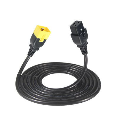 C20 - C19 電源コード 0.8M 250V 10A ROHS 認証