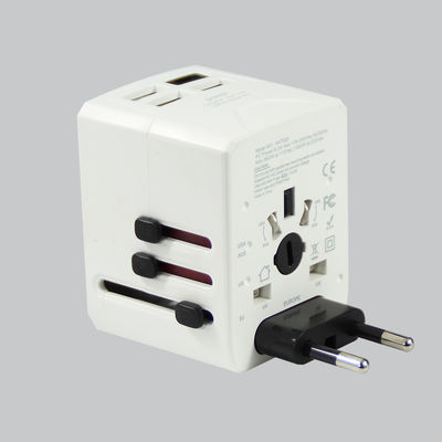 承認されたマルチプラグ 4 in 1 電源アダプタ アメリカ合衆国 EU UK AUプラグトラベル充電器