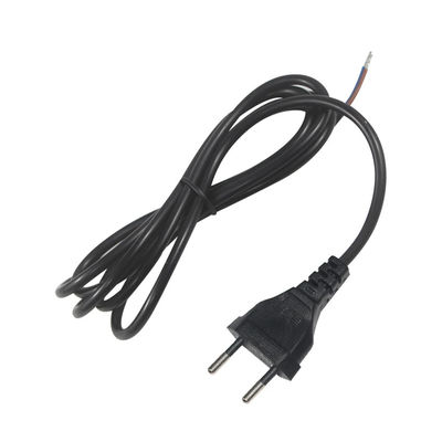 電源プラグ Eu 2ピン ストリップされた電源ストリップ 電源コード オープンワイヤ フリーエンド