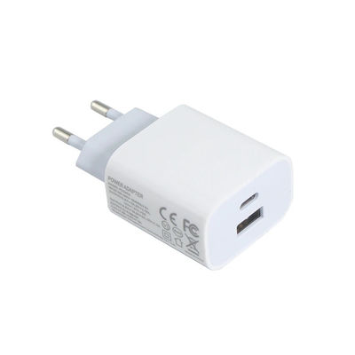 1A +1C 携帯電話のためのヨーロッパ電源充電器 18W 20W 移動アダプタ OEM/ODM