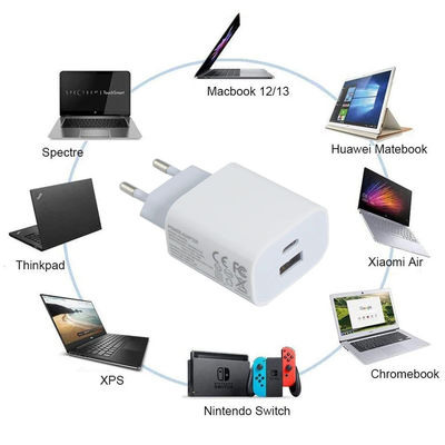 1A +1C 携帯電話のためのヨーロッパ電源充電器 18W 20W 移動アダプタ OEM/ODM