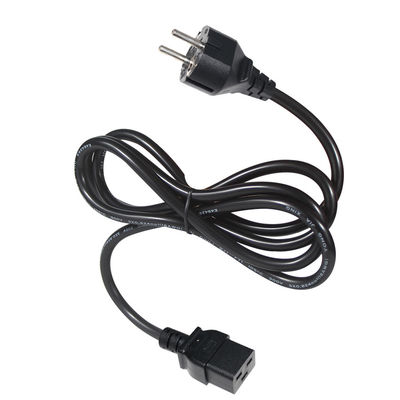 EU電源コード C19 PDU IECソケットストリップ ストリップされたワイヤーと240V 30A CEE標準プラグ