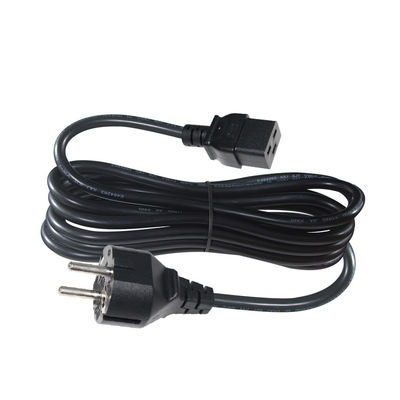 EU電源コード C19 PDU IECソケットストリップ ストリップされたワイヤーと240V 30A CEE標準プラグ