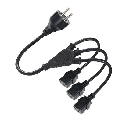 拡張 シュコプラグ 3X C19 女性ソケット 16A Eu 電源コード