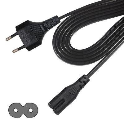 ユニバーサル 2prong AC 電源コード EU 2PIN To IEC 女性 C7 ソケット 0.75MM