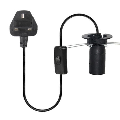 3A 5A イギリス製 融合式 3ピン電源プラグ サルトランプケーブル 303 インラインスイッチ E14 ランプホルダー OEM/ODM