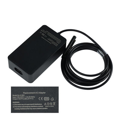 Microsoft Surface Pro ラップトップ充電器用 65W 15V 4A 電源アダプター