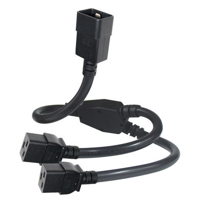 C20からダブルC19ロック電源分割ケーブル 250V 10A