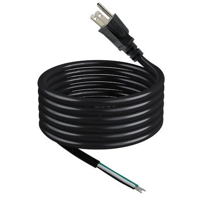 NEMA 5-15P から 10MM 電源抜き延長ケーブル SJT SJTW 3ワイヤーケーブル