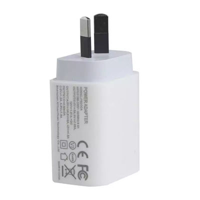 SAA USB-C アダプター 1A+1C ポート QC2.0 急速充電 PD 充電器 20W