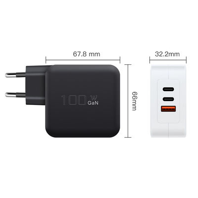 ノートPCQC3.0充電ポート1A 2C PDOEM用100W GaN充電器
