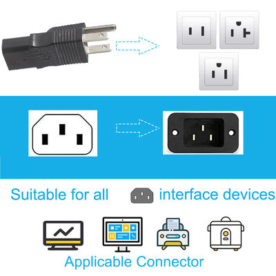 IEC320 C13 から C14 PDU 変換器 電源アダプター UPSプラグソケット 男性から女性アダプター変換器