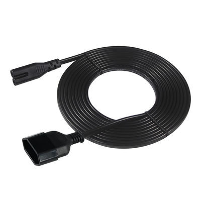 2FT VDE EU 2Pin 女性ソケット IEC 60320 C7 女性延長コード