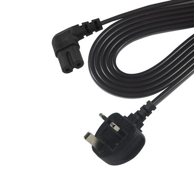 純銅導体 90度 白色図 8 IEC IEC320 コンネクタ 英国 BS標準 C7 消費電子機器用交流電源コード