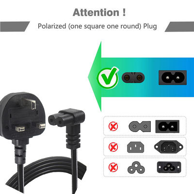 純銅導体 90度 白色図 8 IEC IEC320 コンネクタ 英国 BS標準 C7 消費電子機器用交流電源コード