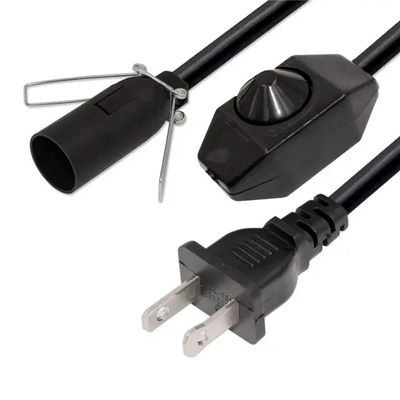 交換ランプ インラインスイッチディマー US 2 Prong Ac Usa 電源コード