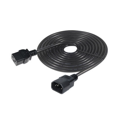 PDU UPS拡張 IEC C14 男性から IEC C19 女性電源ケーブル 16A