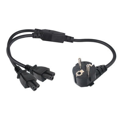 シュコ - 2x C5 電源コード 0.75mm PVC 220V 屋内使用