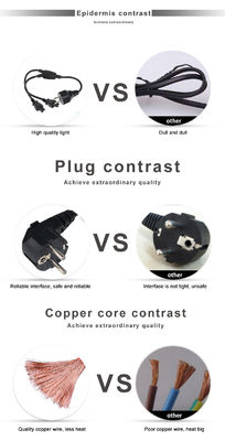 ヨーロッパの標準 シュコ 3Pin 延長線 2XC5 女性