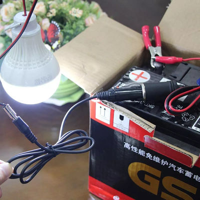 黒の延長ケーブル 煙草点灯器プラグ 男性から5521Mm 5525Mm DC12ボルト 電源コード 車用